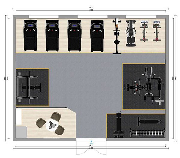 80平方健身房配置方案-广西今年会jinnianhui体育健身器材有限公司